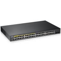 ZYXEL GS1900-48HP 48 PORT GİGABİT 10/100/1000 2xSFP 24 PORT PoE SWİTCH Web Yönetilebilir,Destek Gücü 170W,RACK MOUNT - 2